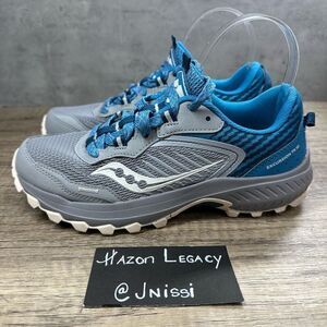 Saucony~Women’s~Excursion TR15~Gray/Teal Running Shoes Sneakers~Size 7